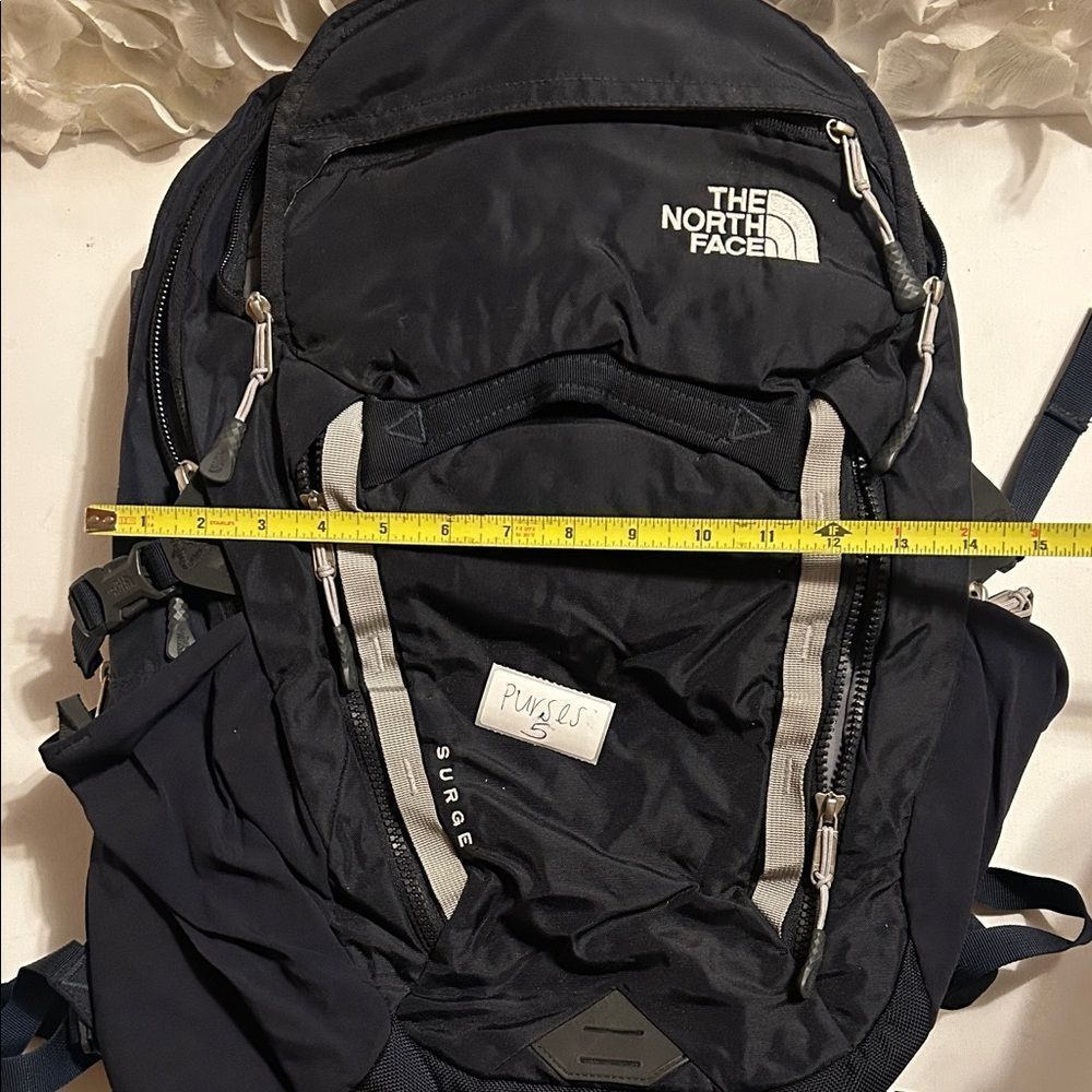 The North Face Black and Navy Backpack - Picture 6 of 7